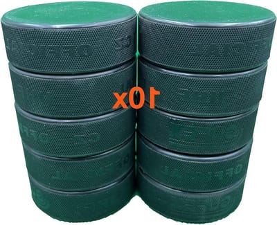 IJshockey Pucks - Sport Pucks - Sport Beoefenen - Gemaakt in Europa - 10 Stuks - Zwart