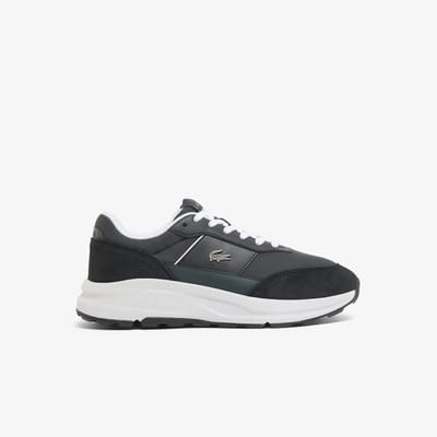 Lacoste RUN SET CGR 1261 SMA DK GRY/BLK Heren Sneakers - donkergrijs-zwart