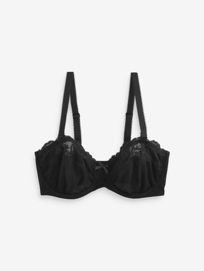 Next - Dames - Strapless beha zonder vulling in cup DD+ - Zwart