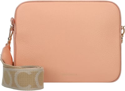 COCCINELLE Leren Schoudertas Tebe Crossover Bag Sunrise Abrikoos
