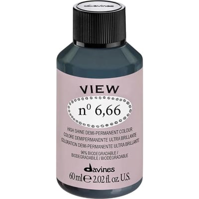 Davines high shine demi permanent color View 60ML 6.66 Intense Red Dark Blonde