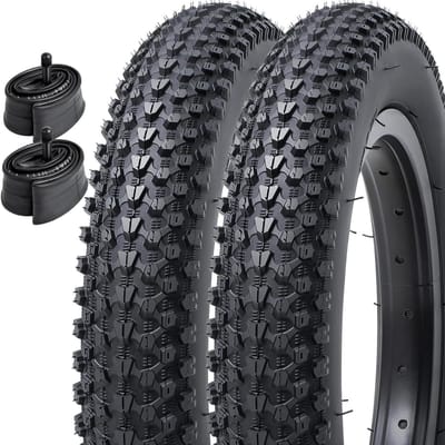 Kinderfietsbanden Set - Banden en Binnenbanden - Veilig Fietsen - Universele Compatibiliteit - 2 stuks 12 inch - Zwart