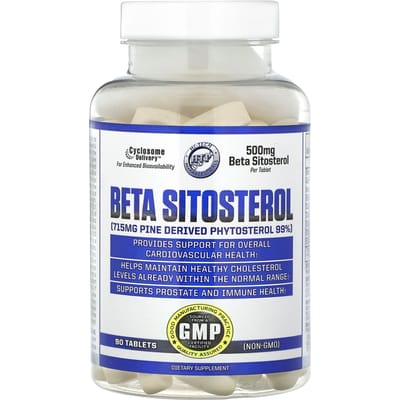 Hi Tech Pharmaceuticals, Beta-Sitosterol, 500mg, 90 Tabletten