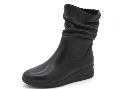 Jana Dames Laars - 25721-001 Zwart - Wijdte H - Maat 38