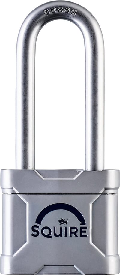 Squire Mercury 45/2.5 - Hangslot - Lange beugel - Sterk slot - Voor binnen en buiten - Duurzaam - 45mm
