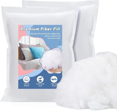 Polyester Vulling - Fiberfill Polyfill - Kussens Vullen - Zacht en Veerkrachtig - 600g - Wit