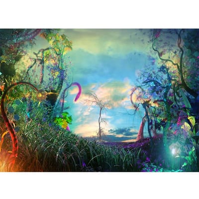 Diy handgemaakte diamant borduurwerk schilderij prachtige steek van mozaïek Magic Manor Picture Home Decor 20X30CM blue