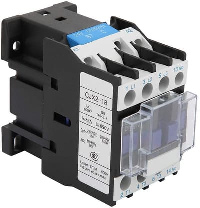 Dailygoody - Industriële elektrische AC-schakelaar - Hooggevoelig - 24V AC - DIN-railmontageschakelaar - Betrouwbare energiebron - Geschikt voor indus..