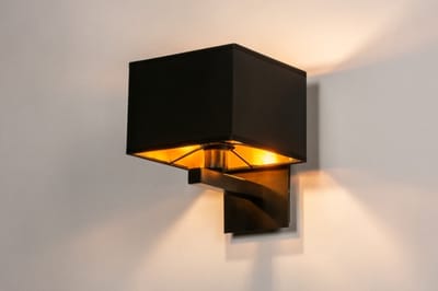 Lumidora Wandlamp 74590 - Voor binnen - ADELAIDE - E14 - Zwart - Goud - Metaal