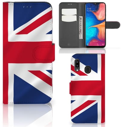 Samsung Galaxy A30 Bookstyle Case Groot-Brittannië