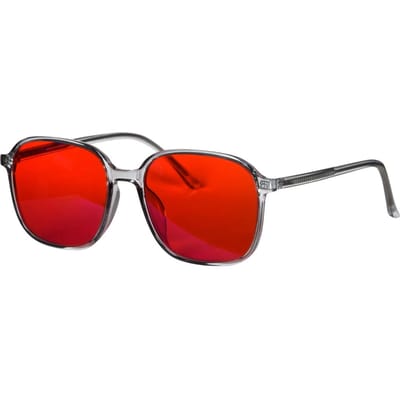 SHINU Blauwlichtblokkerende Bril Rode Glazen voor Slaap Gaming Bril met Oranje Tint Anti Blauwlicht red