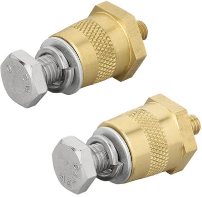 ProPlus Accupool Set M6 – Sterke Messing Accupolen met Schroef en Ring