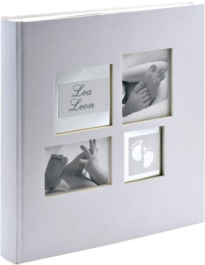 Walther UK-172 Little Foot - Babyalbum - Formaat 29 x 30,5 cm - Wit