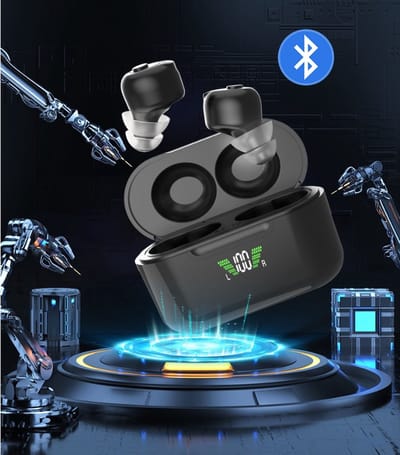 Pro Care Excellent Quality® 2x Mini DSP Intelligent digitaal Gehoorapparaat Oplaadbaar - Gehoorversterker - Bluetooth - Noise Reduction - Easy Click - Geluid Reductie - Oplaadbare LED Li/Re Box - Voor in het oor (IHO) links en rechts - Kleur Zwart