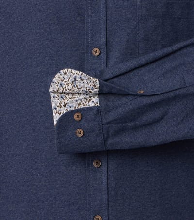 CASA MODA Sport casual fit overhemd - satijnbinding - lichtblauw - Strijkvriendelijk - Boordmaat: 39 - 40
