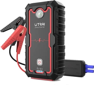 Auto Acculader 2000A - 8 in 1 Starthulp - Jumpstarter - Accu Oplader Auto - Powerbank - SOS - LED Zaklamp - Incl. Schokbestendige Opberghoes