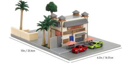 Jada Toys Fast & Furious Nano Metalfigs Nano Scene Toretto´s Café Dioramas
