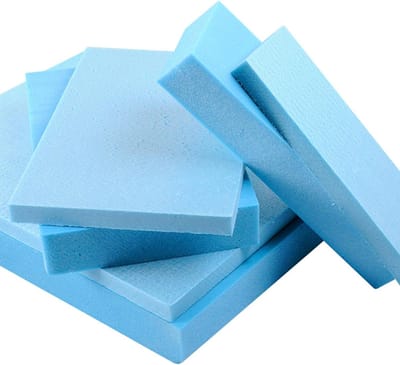 6x Hardschuimplaten Blauw Hoge Dichtheid voor Knutselen en Diorama Bouw - 30x20x2 cm