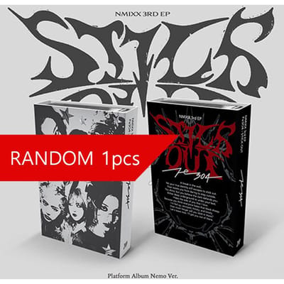 NMIXX-Fe3O4: BLIJF OPVALLEN (Platform Album Nemo Ver.) RANDOM 1PCS black