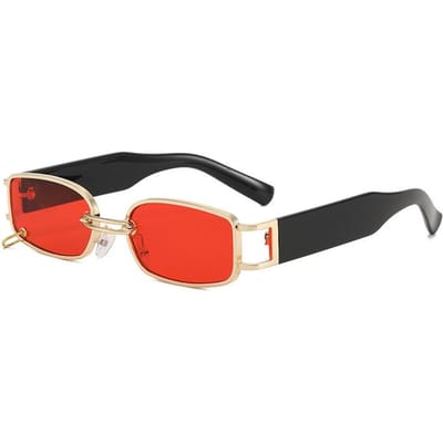 Tendance Petit Rectangle Lunettes de Soleil Dames Lunettes Style Designer Style Classique Rectangulaire Punk Lunettes de Soleil Hommes Lunettes de Soleil Uv400 Lunettes Claires