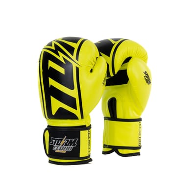 StormCloud Bolt 2.0 - Bokshandschoenen - Neon Limoen - 14oz - Premium Synthetisch Leer