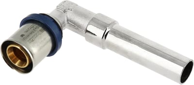 Bonfix Alu-pers kniekoppeling 20 x 22 mm insteek 1st.