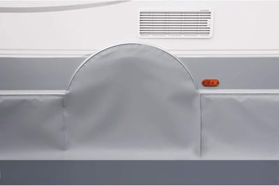 Wielkastafdekkingen - Afdekzeil Caravan - Camper Beschermen - Specifiek Model - 80 cm Hoogte - Lichtgrijs