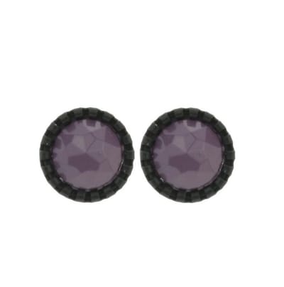 Behave - Oorstekers - Rond 1,3 cm - Paars