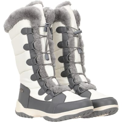 Mountain Warehouse Dames/Dames Snowflake Extreme Lange Sneeuwlaarzen (Wit)