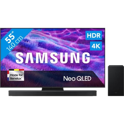 Samsung 55" Neo QLED QN82F 4K (2025) + Samsung HW-B750F (2025)