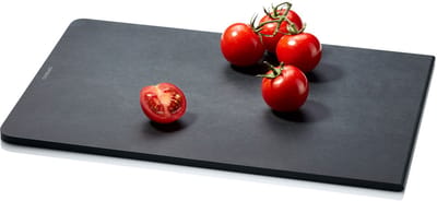 Continenta Duracore snijplank, keukenplank, serveerplank, houtvezel, zwart, 34,5 x 24 cm, 5312