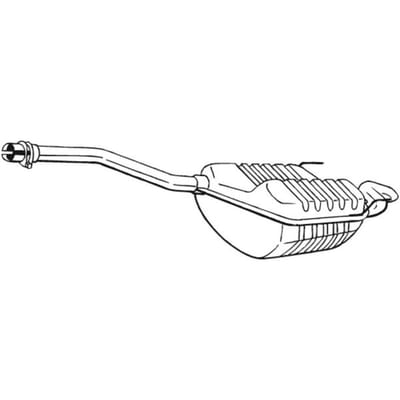 Geluiddemper achter BOSAL 278-433