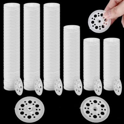 Dailygoods- Sluitringen 500 Stuks - Kunststof - 46 mm - Sluitingen Sieraden Maken - Sluitingen Armbanden Maken - Isolatieplaten - Isolatiering