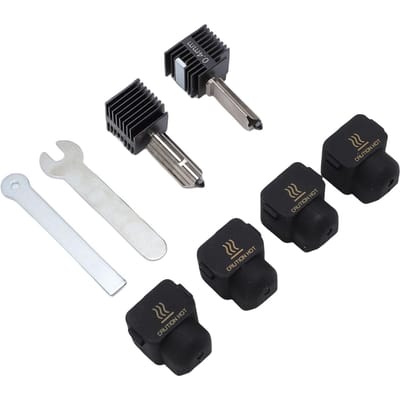 Printkop Hot End Kit 0.4mm Gehard Roestvrij Staal Printkop Extruder Hot End Kit met 4 stuks white