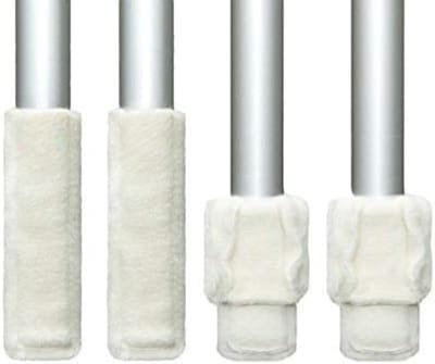 Famanu – Elastische manchet klein - omtrek 6–9 cm - zachte vloerbescherming voor stoelpoten en tafelpoten - dempend en antislip - wolwit