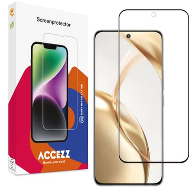 Accezz Screen Protector - Geschikt voor Honor 200 - Gehard Glass Full Cover