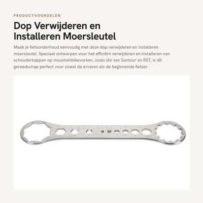 Dailygoods- Fietsvorksleutel Roestvrij Staal - Fietsgereedschap Koffer - Fiets Gereedschap Set - Gereedschapskoffer Fiets - Fietsgereedschapsset - Duurzaam en Betrouwbaar