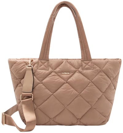 L.CREDI shopper schoudertas Radima Shopper Desert Sand Taupe