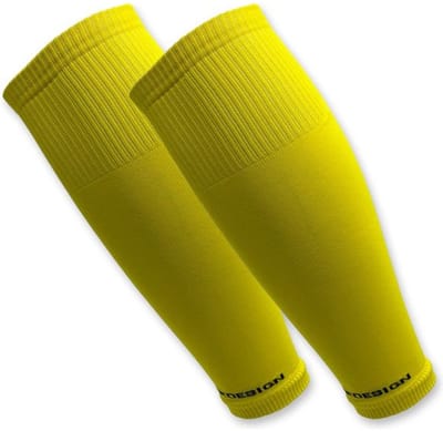 Tapedesign Tubes Voetbalkousen Voetloos - Geel | Maat: ONE SIZE