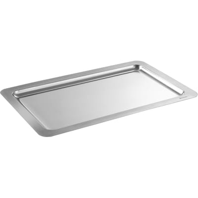 HENDI Serveerschaal GN 1/1 – Gepolijst roestvast staal – 530x325x13 mm – Vaatwasmachinebestendig