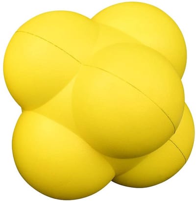 Reflextrainingsbal XL Coated Foam Geel 20cm