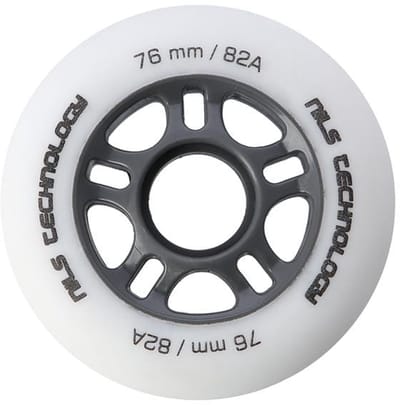 Nils Extreme - Wielen - 76x24mm - Hardheid 82A - Wit Mat