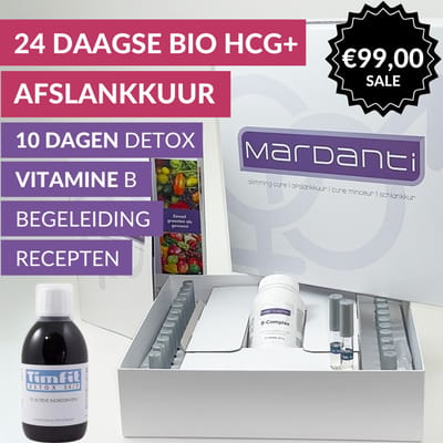 Mardanti Afslankprogramma | 24 dagen inclusief 10 daagse TimFit Detox24/7