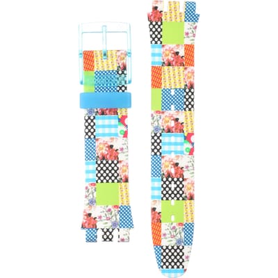 Swatch Plastic - Originals Large (41mm) SUO/SO29/SO32 ASUOS108 SUOS108 Quilted Time Horlogeband