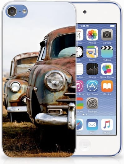 Apple iPod Touch 5 | 6 Siliconen Hoesje met foto Vintage Auto