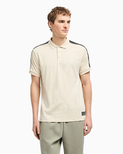 Ea7 Emporio Armani 7m000139_af10375 Korte Mouw Poloshirt Beige 3XL Man