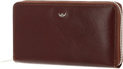 Golden Head Leren portemonnee Colorado RFID Protect RV-Damenbörse 2804 Tabacco bruine