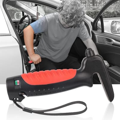 4-in-1 autogreepassistent voor oudere autodeurgreep, multifunctionele auto-transferhulp voor ouderen uit de auto, auto, Cane, draagbare voertuigsteungreep voor senioren, gehandicapten, max. 200 kg (1)
