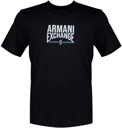Armani Exchange Xm002452_af10334 T-shirt Met Korte Mouwen Zwart XS Man