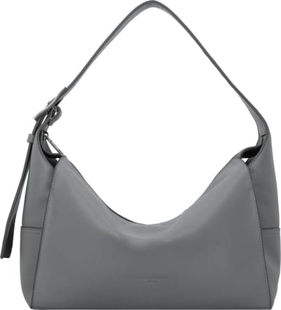 LIEBESKIND BERLIN Leren Schoudertas Lou Calf Optic Hobo Bag Grigio Blauwgrijs